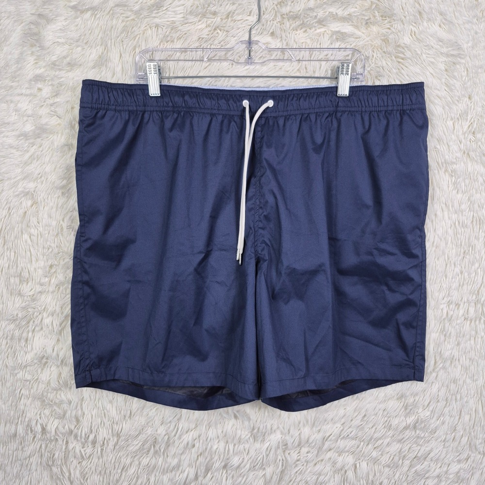 Bonobos Mens Swim Trunks Navy Blue 7 Inch Inseam XXL